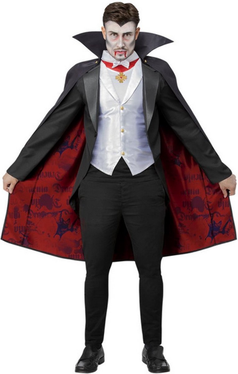 Vampier & Dracula Kostuum | Graaf Vladimir Vampier | Man | Large | Halloween | Verkleedkleding